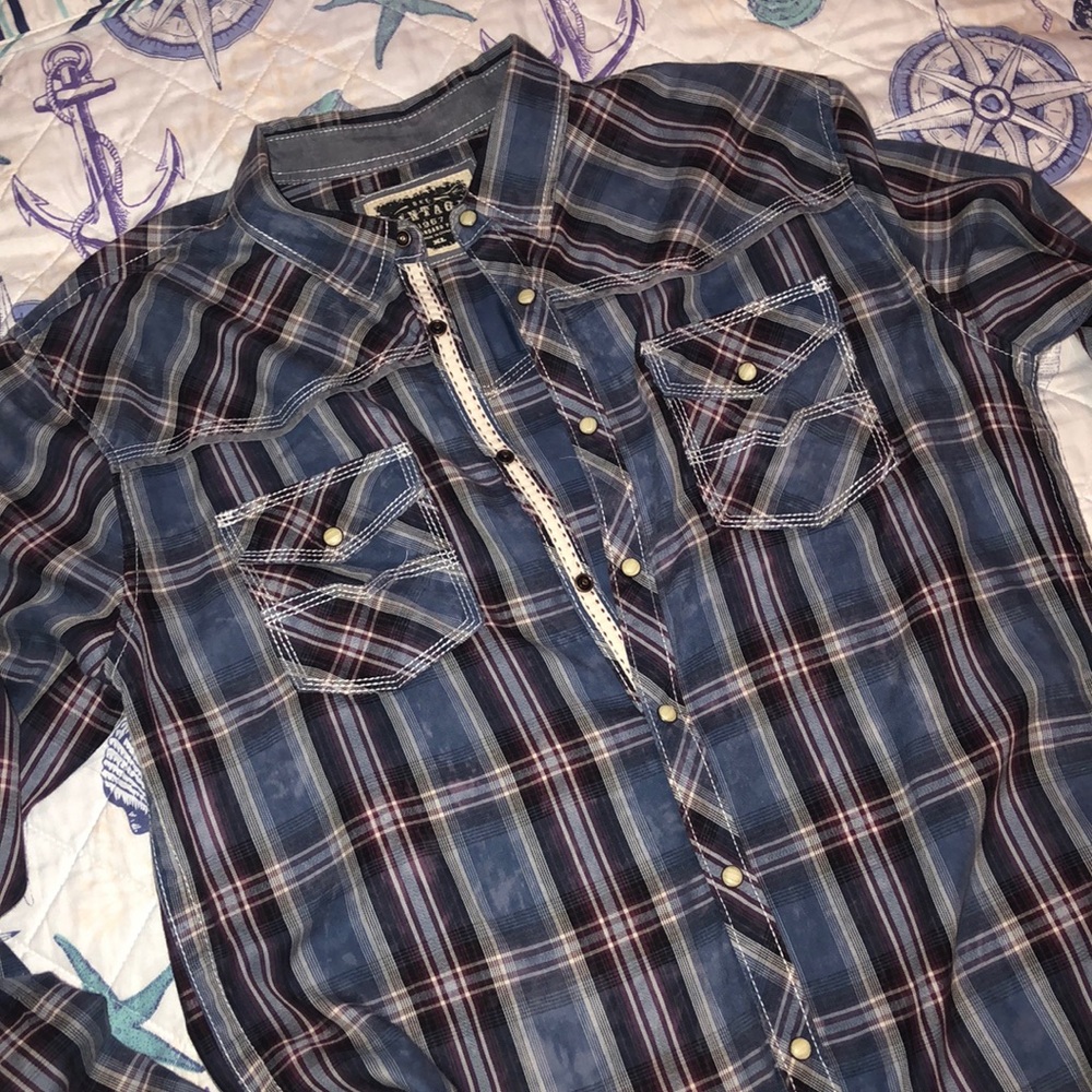 BKE Vintage button up shirt